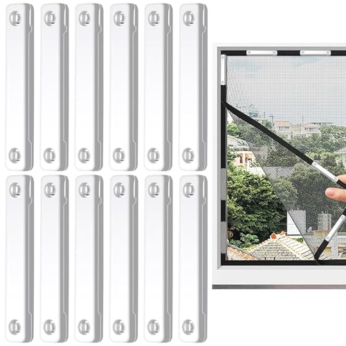 Bkljkf Magnet Für Bildschirm | Selbstklebende Magnetclips 12 Stück,Fensterzubehör Für Restaurant Schule Büro Treppenhaus Eingangsbereich Gastronomie Bkljkf Magnet Für Bildschirm | Selbstklebende Magnetclips 12 Stück,Fensterzubehör Für Restaurant Schule Büro Treppenhaus Eingangsbereich Gastronomie von Bkljkf
