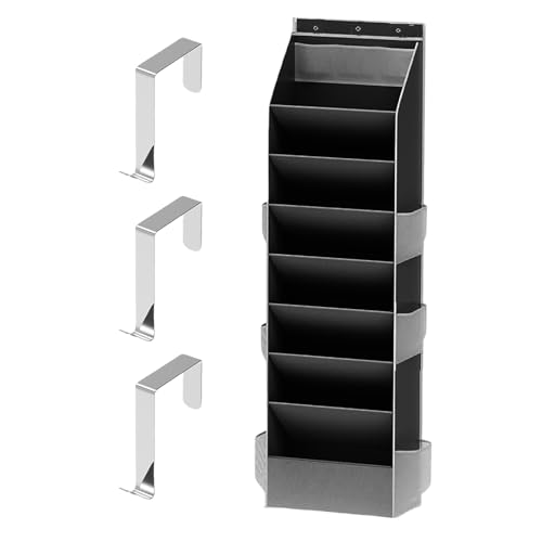 Bkljkf Over Door Schuhorganizer - 8 Etagen Aufbewahrung Für 16-24 Schuhe,Aufbewahrungshaken Für Flur Schlafzimmer Hauswirtschaftsraum Studentenzimmer Klassenzimmer von Bkljkf