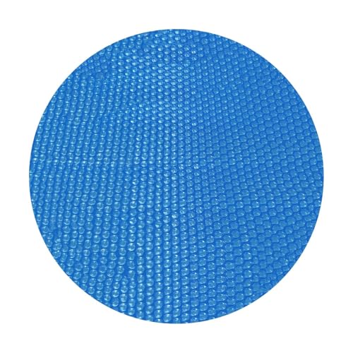 Bkljkf Solare Schwimmbadabdeckung,Solar Abdeckung Rund Blasen Staubdicht Decke | Schwimmende Wärmeschutzmatte UV Schutz Staubdicht Für Pools Garten Outdoor Winter Sommer Spa von Bkljkf