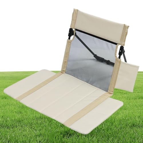 Bkljkf Stadionsitz Mit Rückenlehne - Klappbarer Sitz mit Rückenstütze - Tragbarer Sitz Mit Rückenlehne Für Garten Angeln Reisen Camping Stadion Outdoor Picknick von Bkljkf