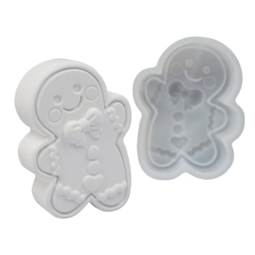 Bkljkf Weihnachts Kerzenformen,Silicone Formen Lebkuchenmann | Bastelbedarf für Erene Kinder Anfänger Gips Seife Ton Heimdekor Kunsthandwerk Bkljkf Weihnachts Kerzenformen,Silicone Formen Lebkuchenmann | Bastelbedarf für Erene Kinder Anfänger Gips Seife Ton Heimdekor Kunsthandwerk von Bkljkf