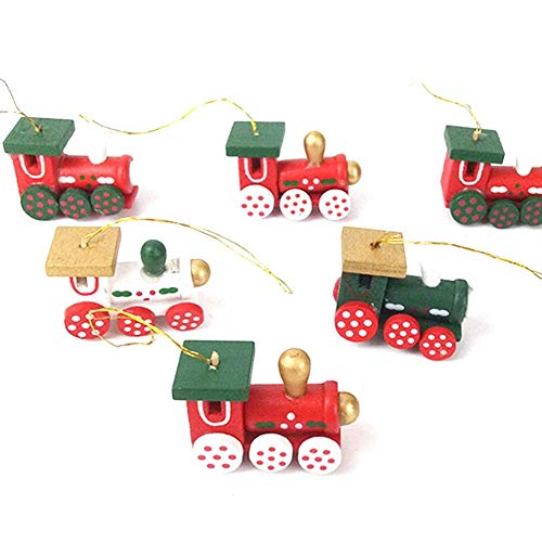Bkrdty Hölzerner Weihnachtszug 6 stücke Weihnachten Holzeisenbahn Mini Weihnachten Deko mit Seil zum Weihnachten Vitrine Fenster Desktop Dekoration Bkrdty Hölzerner Weihnachtszug 6 stücke Weihnachten Holzeisenbahn Mini Weihnachten Deko mit Seil zum Weihnachten Vitrine Fenster Desktop Dekoration von Bkrdty