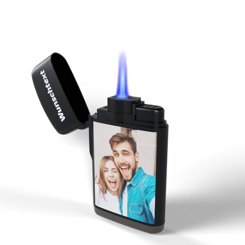 Bl4ckPrint Feuerzeug mit Foto und Text selbst gestalten - Foto Geschenk - Sturm Feuerzeug - Nachfüllbar Flüssiggas - personalisiertes Geschenk Bl4ckPrint Feuerzeug mit Foto und Text selbst gestalten - Foto Geschenk - Sturm Feuerzeug - Nachfüllbar Flüssiggas - personalisiertes Geschenk von Bl4ckPrint