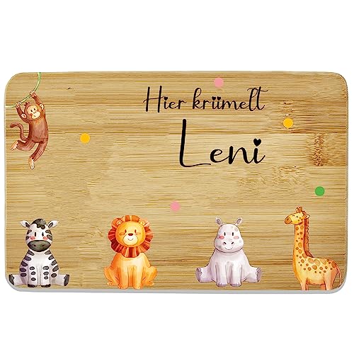 Bl4ckPrint Kinder Frühstücksbrettchen personalisierbar mit Name - Jausenbrett mit Gravur - Frühstücksbrettchen Kinder - Individuelles Holzbrettchen mit niedlichem Tiermotiv & Namen Bl4ckPrint Kinder Frühstücksbrettchen personalisierbar mit Name - Jausenbrett mit Gravur - Frühstücksbrettchen Kinder - Individuelles Holzbrettchen mit niedlichem Tiermotiv & Namen von Bl4ckPrint