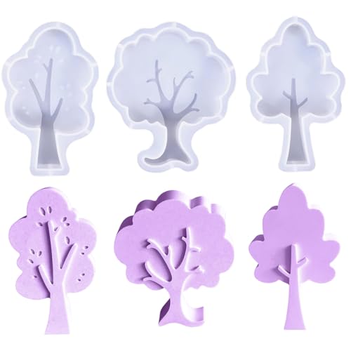 3PCS-Kerzenformen 3 Stil & Größe baumförmige Kerzenherstellung Formen DIY-freundlichem, waschbarer wiederverwendbarer Silikonform für Seife, Handwerk und mehr 3PCS-Kerzenformen 3 Stil & Größe baumförmige Kerzenherstellung Formen DIY-freundlichem, waschbarer wiederverwendbarer Silikonform für Seife, Handwerk und mehr von Blablablalu