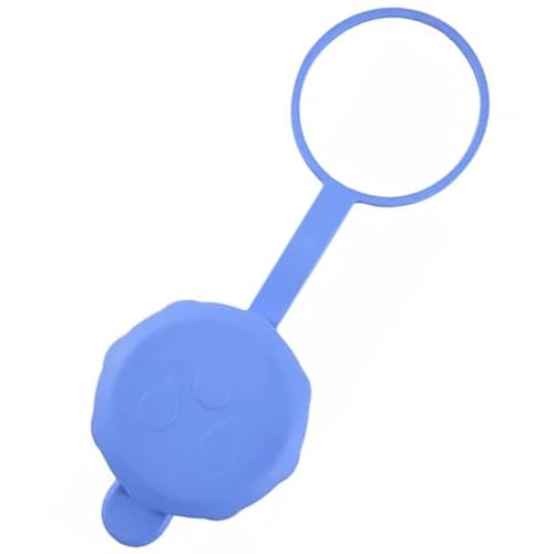 5pcs Wasserflasche Deckelersatz, undleckssicheres weiches Silikon-Wasserkappen mit integriertem Ring Einfach Installieren und Entfernen von Behältern für Spender und Kühlerwasserflaschendeckel Ersatz von Blablablalu