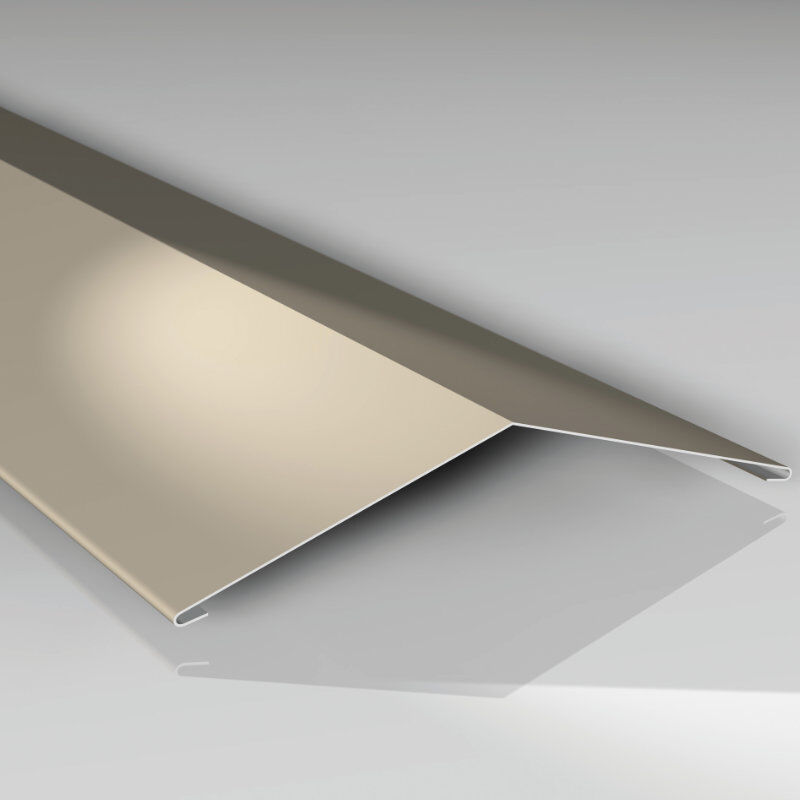 Aluminium Firstblech | 100 x 100 x 2000 mm von Blachotrapez GmbH