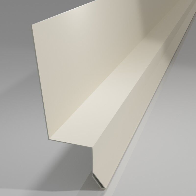 Aluminium Tropfkantenprofil über Tür/Fenster | für 20er Trapezprofil | 60 x 25 x 15 x 10 x 2000 mm von Blachotrapez GmbH
