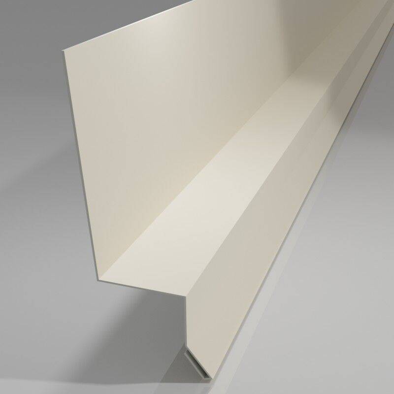 Aluminium Tropfkantenprofil über Tür/Fenster | für 20er Trapezprofil | 60 x 25 x 15 x 10 x 2000 mm von Blachotrapez GmbH