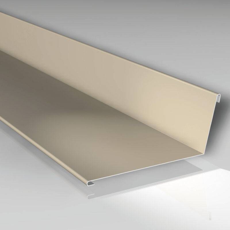 Aluminium Wandanschluss | 220 x 150 x 2000 mm von Blachotrapez GmbH