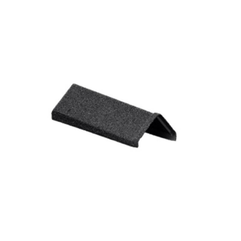 Modulares Firstblech Felsgranulat Länge 395 mm von Blachotrapez GmbH