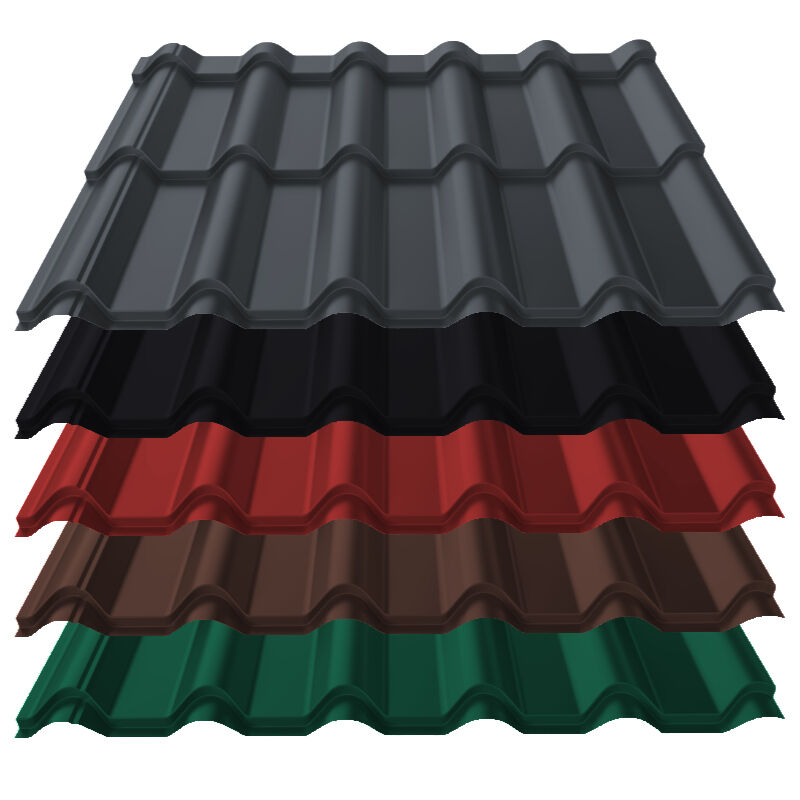Pfannenblech Diament+ | 0,50 mm | Stahl | Modullänge 350 mm | 25 µm ThyssenKrupp Polyester Pfannenblech Diament+ | 0,50 mm | Stahl | Modullänge 350 mm | 25 µm ThyssenKrupp Polyester von Blachotrapez GmbH