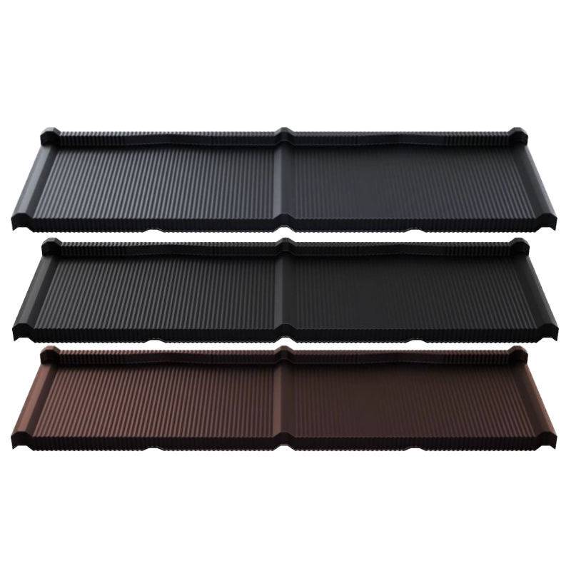 Pfannenmodul Kuga | 0,50 mm | Aluminium | Modullänge 350 mm | 25 µm Matt von Blachotrapez GmbH