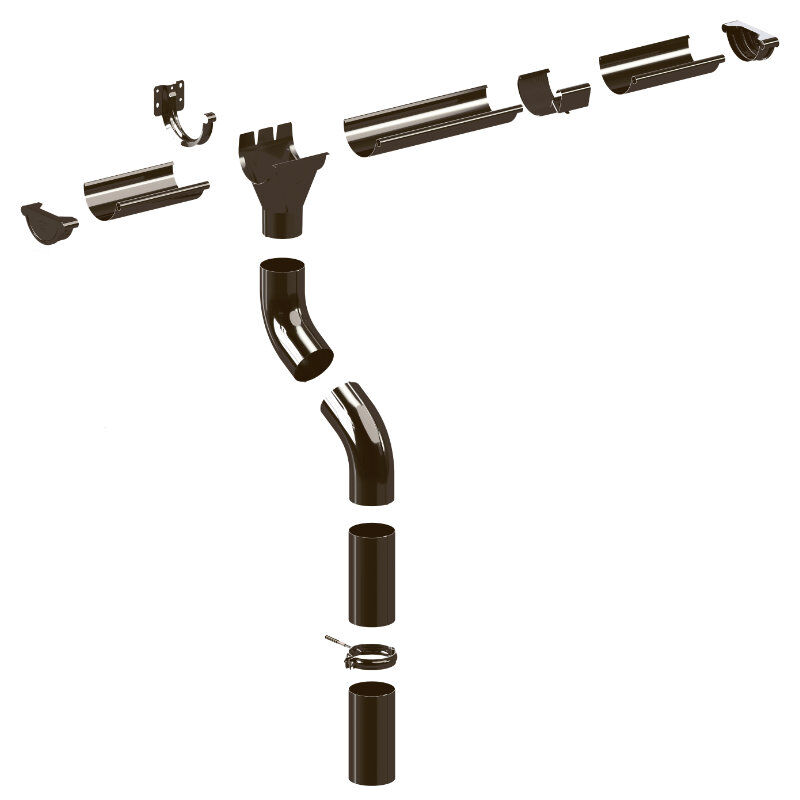 STAHL Dachrinnen Sparset | Ø 150/100 mm | Länge 3 - 16 m STAHL Dachrinnen Sparset | Ø 150/100 mm | Länge 3 - 16 m von Blachotrapez GmbH