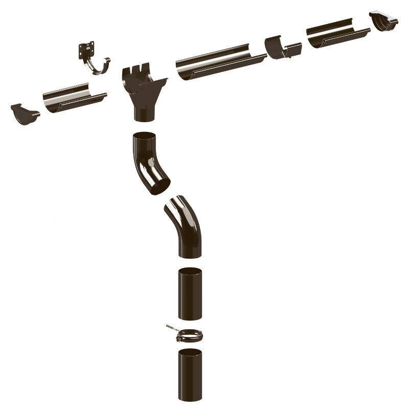 STAHL Dachrinnen Sparset | Ø 150/100 mm | Länge 3 - 16 m STAHL Dachrinnen Sparset | Ø 150/100 mm | Länge 3 - 16 m von Blachotrapez GmbH