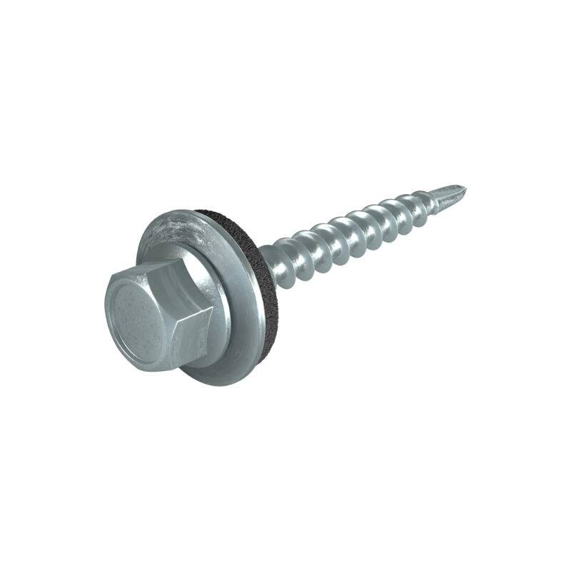 Sechskant Systemschrauben | Befestigung Tiefsicke auf Holzunterkonstruktion | 250 Stk./Pak. | 4,8 x 35 mm von Blachotrapez GmbH