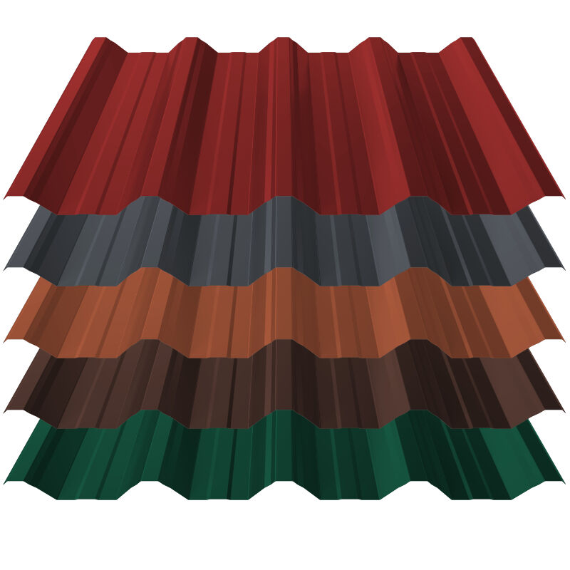 Trapezblech T50 | Dach | 0,50 mm | Stahl | 25 µm ThyssenKrupp Polyester Trapezblech T50 | Dach | 0,50 mm | Stahl | 25 µm ThyssenKrupp Polyester von Blachotrapez GmbH