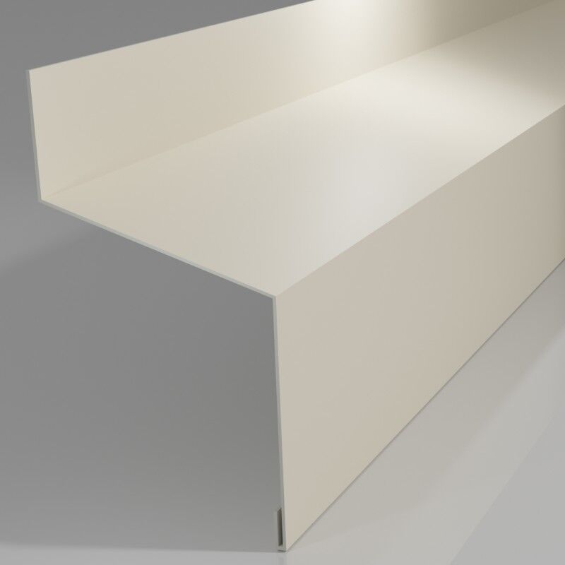 Tropfkantenprofil über Tor | 50 x 110 x 130 x 2000 mm von Blachotrapez GmbH