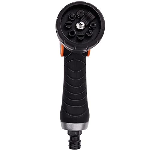 BLACK+DECKER Bewässerungsbrause: Gartenbrause zur Bewässerung - 8 Ständer - Universal - Schwarz/Orange von Black+Decker