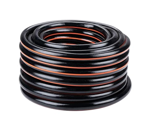 BLACK+DECKER Gartenschlauch 15 Meter - ⌀19MM - Strapazierfähiges PVC - Gartenbewässerung, Autowäsche, Poolbefüllung - Passend für jeden Standardwasserhahn - Schwarz/Orange BLACK+DECKER Gartenschlauch 15 Meter - ⌀19MM - Strapazierfähiges PVC - Gartenbewässerung, Autowäsche, Poolbefüllung - Passend für jeden Standardwasserhahn - Schwarz/Orange von BLACK+DECKER