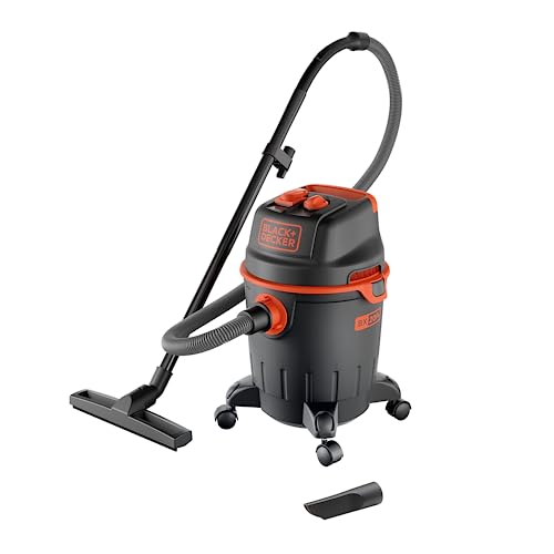 BLACK+DECKER Nass und Trockensauger BXVC20PTE mit Integrierte Steckdose für Elektrowerkzeug (1200 W, 20 liter) von Black+Decker