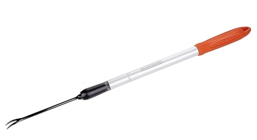 Black+Decker Unkrautstecher - Teleskopstange 77 - 112 cm - Unkrautstecher mit Stiel - Aluminium/ Carbonstahl von BLACK+DECKER