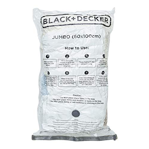BLACK+DECKER Vakuumbeutel, weiß, Jumbo von Black+Decker