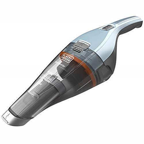 BLACK+DECKER Handstaubsauger Akku 7,2V Dustbuster (Handsauger beutellos + kabellos, breite Saugöffnung, spülmaschinenfester Staubfangbehälter inkl. Fugendüse & Ladestation mit Wandhalterung) NVC215W von BLACK+DECKER