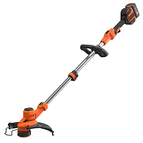 Black+Decker Akku-Rasentrimmer BCSTA536L1 (36V 2,5Ah, Schnittbreite 33 cm, kohlebürstenloser Motor, automatische Fadenverlängerung AFS, variable Drehzahl, inkl. Akku und Schnell-Ladegerät) von Black+Decker