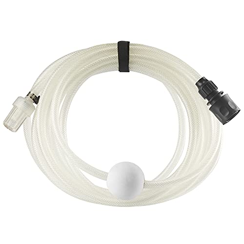 Black+Decker Ansaugschlauch + Adapter BZOIHK2 (für Akku-Druckreiniger, zur flexiblen Wasserentnahme aus Eimer, Teich, Regenfass oder anderen Gefässen) von BLACK+DECKER