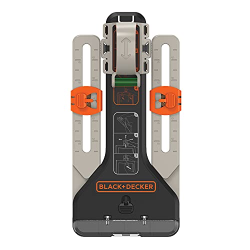 Black+Decker BDMKIT101C MarkIT Werkzeugset zum Aufhängen von Bildern, mehrfarbig, 15 x 5,6 x 31 cm von Black+Decker