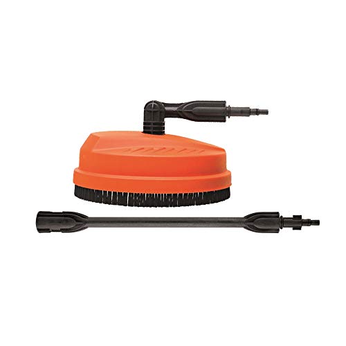 Black+Decker Flächenreiniger Patio Cleaner – Bodenreinigungszubehör für Hochdruckreiniger, Orange von Black+Decker