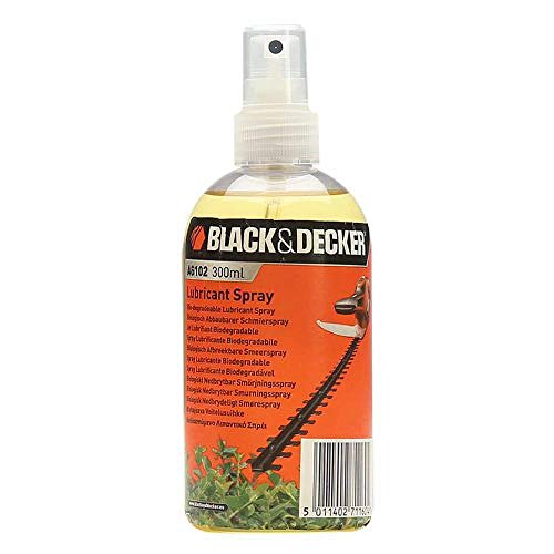 Black+Decker Korrosions- und Schmierspray für Heckenscheren, A6102, A6102-XJ, Multicolor von Black+Decker