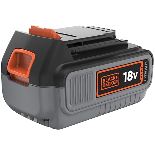 Black+Decker 18 V/4,0Ah Li-Ion für alle 18 V/F5 Gartengeräte und Elektrowerkzeuge, BL4018 von Black+Decker