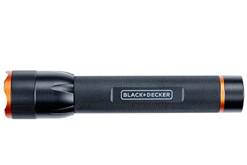 BLACK+DECKER Taschenlampe LED - 1200 Lm - 12 W - 200 M Lichtstrahl - Ø 48 x 233 MM - 360 G - Aluminium von Black+Decker