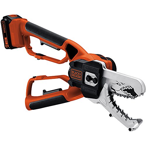 Black + Decker 18 V Alligator Astschere Kettensäge schwarz, orange, GKC1000L-GB, 18V von Black+Decker