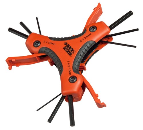 Black + Decker BDHT0-71628 - Set mit 9 Inbusschlüsseln Black + Decker BDHT0-71628 - Set mit 9 Inbusschlüsseln von BLACK+DECKER