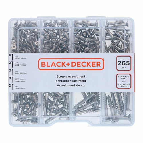 Black & Decker 265-teiliges Torx-Schrauben-Set von BLACK+DECKER
