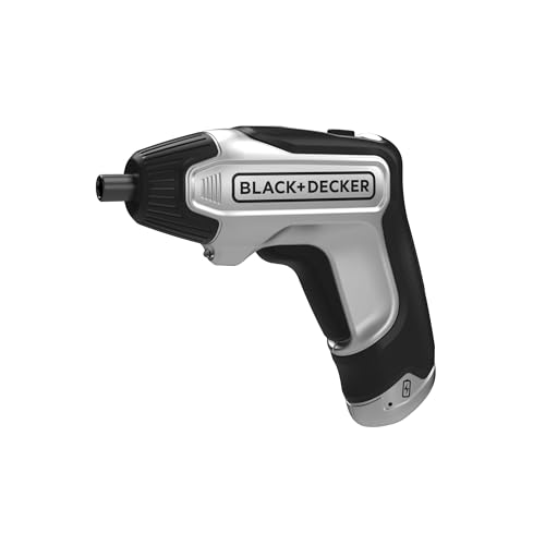 Black & Decker Schraubendreher Silver Edition BCF611SCK Schnellladung 3,6 V 5,5 NM von Black+Decker