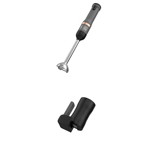 Bundle of Black+Decker Kitchen Wand Akku-Stabmixer BCKM1011KGF) + Black+Decker Kitchen Wand Dosenöffner-Aufsatz BCKM101CNFF) von Black+Decker