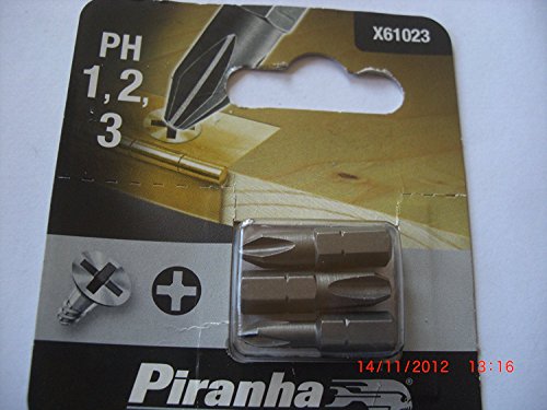 Piranha X61023-XJ PH1/2/3 25 mm Bitschraubendreher von Black+Decker