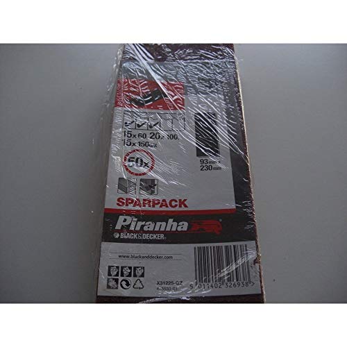 Piranha x31225-qz ungelocht braun Alox Dritte Spannbetttuch Sparpacks – Mehrfarbig von Black+Decker