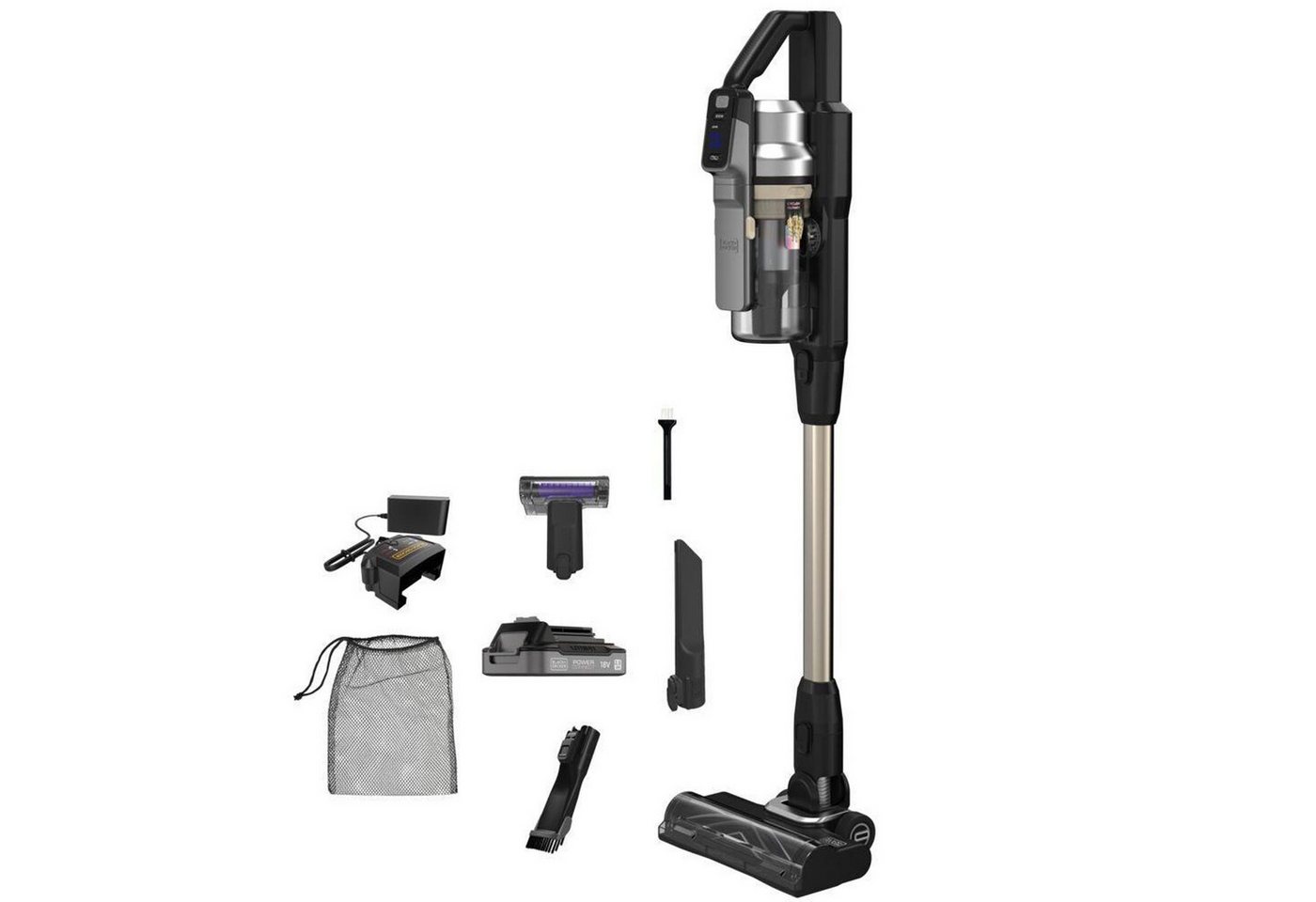 Black + Decker Akku-Hand-und Stielstaubsauger Black + Decker Akku Staubsauger, Kabelloser Akku Staubsauger mit leichtem Design Black + Decker Akku-Hand-und Stielstaubsauger Black + Decker Akku Staubsauger, Kabelloser Akku Staubsauger mit leichtem Design von Black + Decker