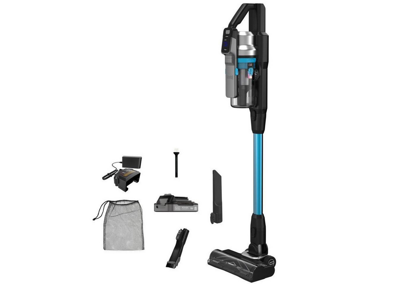 Black + Decker Akku-Hand-und Stielstaubsauger Black + Decker Premier 18V, Kabelloser Akku-Staubsauger, 18V, leicht und handlich Black + Decker Akku-Hand-und Stielstaubsauger Black + Decker Premier 18V, Kabelloser Akku-Staubsauger, 18V, leicht und handlich von Black + Decker