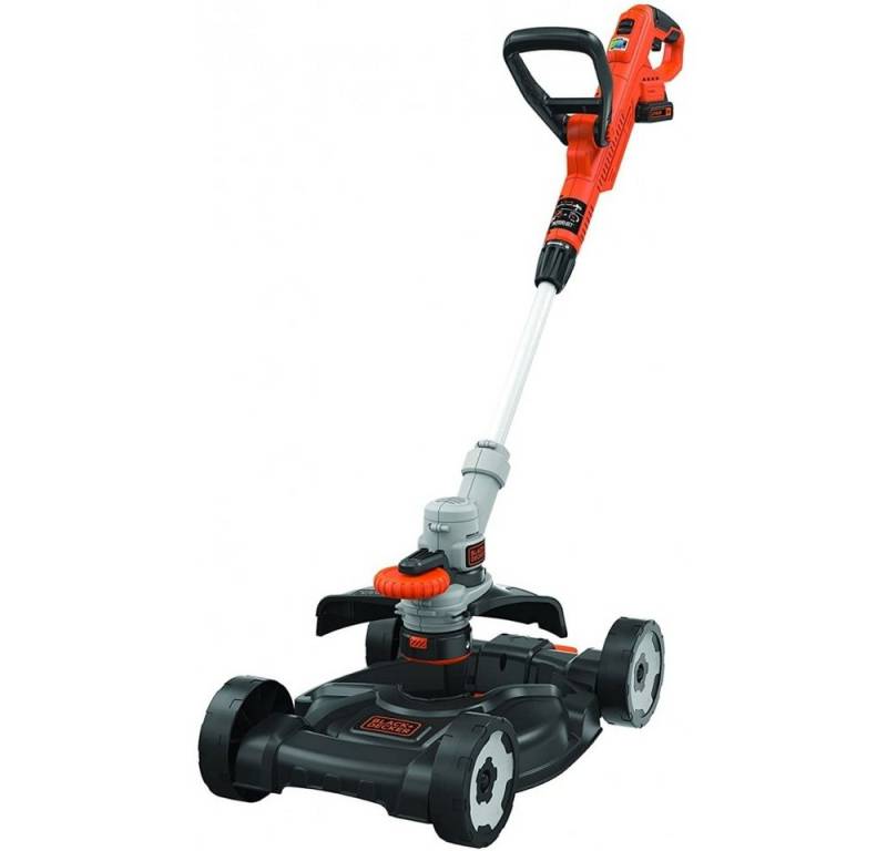 Black + Decker Akku-Rasentrimmer Akku-Multi-Trimmer STC1820CM - Rasentrimmer - orange/schwarz von Black + Decker