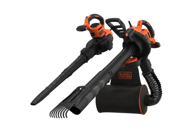 Black + Decker Laubsauger BLACK+DECKER 3-in-1 Elektro-Laubsauger BEBLV301-QS von Black + Decker