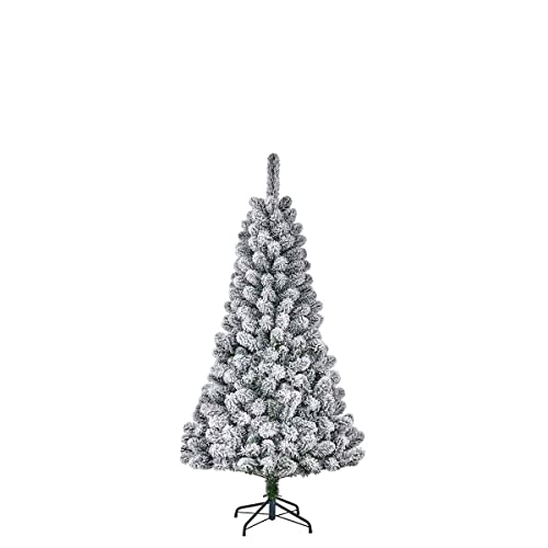 Black Box Trees ARBOL DE Navidad EFECTO ESCARCHA Con 266 RAMAS Ø86x155cm, Green, 155 x 86 cm von Black Box Trees