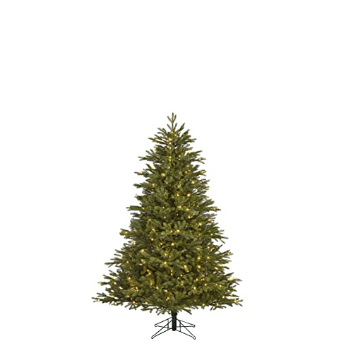 Black Box Trees Cottage Künstlicher Weihnachtsbaum mit LED-Beleuchtung – H155 x Ø122 cm – Grün von Black Box Trees