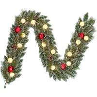 Black Box Trees Deko-Tannen-Girlande, LxD: 180 x 25 cm, frosted, grün - gruen von Black Box Trees