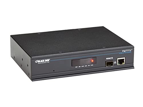 Black Box Agility IP Based KVM Receiver ACR1000A-R-R2, Receiver, W126500887 (ACR1000A-R-R2, Receiver, Wired, 100 m, Cat6, Black, CE, RoHS, FCC) von Black Box
